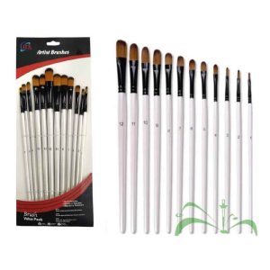 Set pincel Lengua de gato x 12