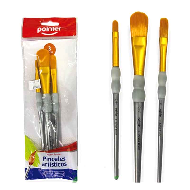 Set pincel Pointer x 3