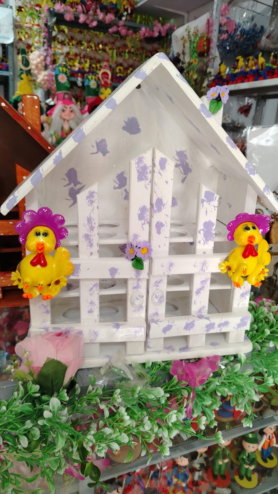 Casitas para colocar huevos, decorativas